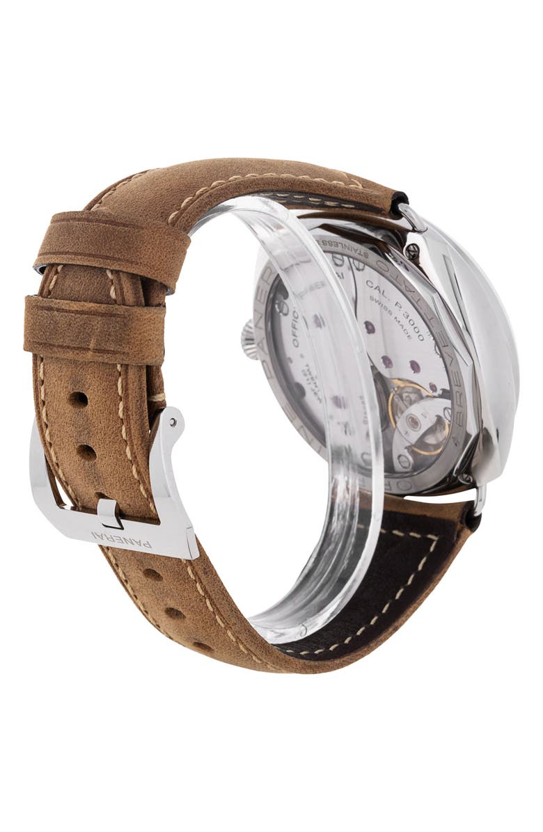 Watchfinder & Co. Panerai Preowned 2013 Radiomir Manual Leather Strap Watch, 47mm, Alternate, color, 