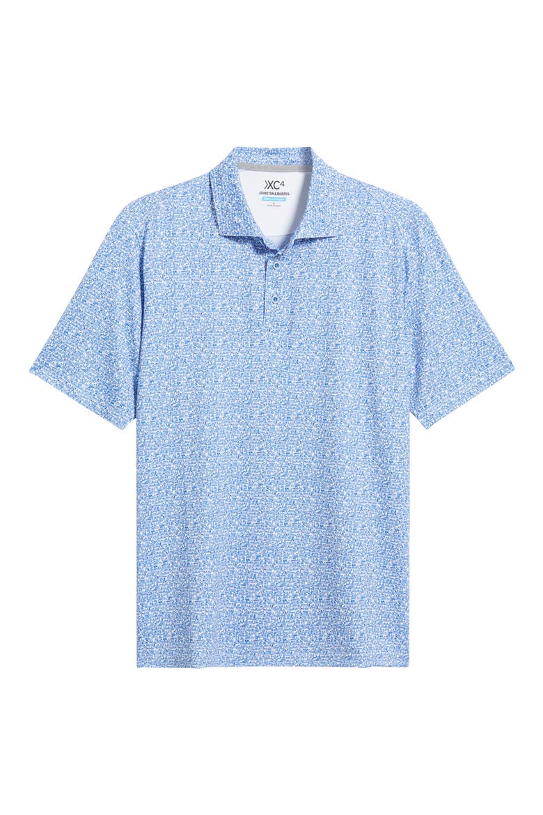 XC4® + Cool Degree™ Performance Golf Polo, Alternate, color, WHITE/ NAVY