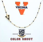 Color Shout University of Virginia Side Necklace