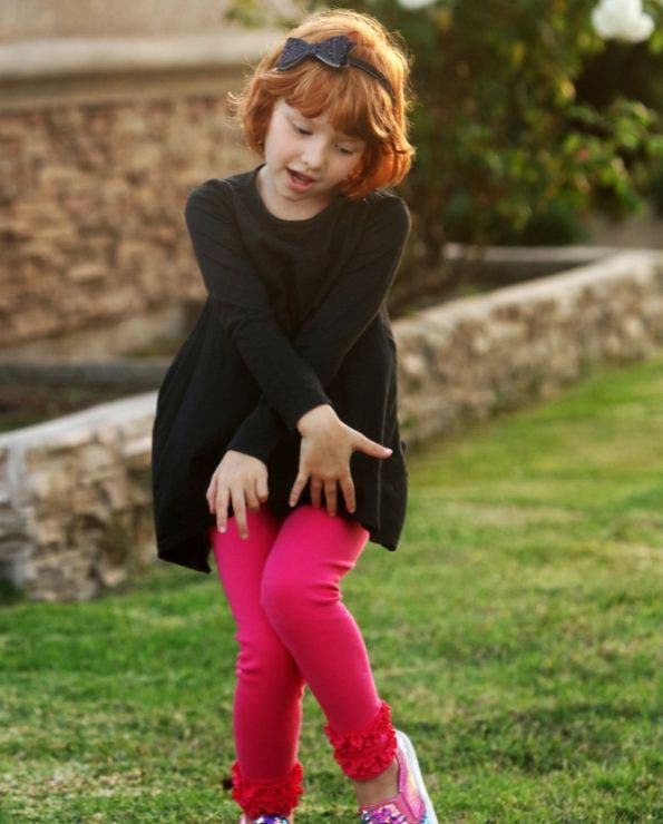 CITY THREADS Girls Long Sleeve 100% Cotton Soft Jersey Shark Bite Tunic ...