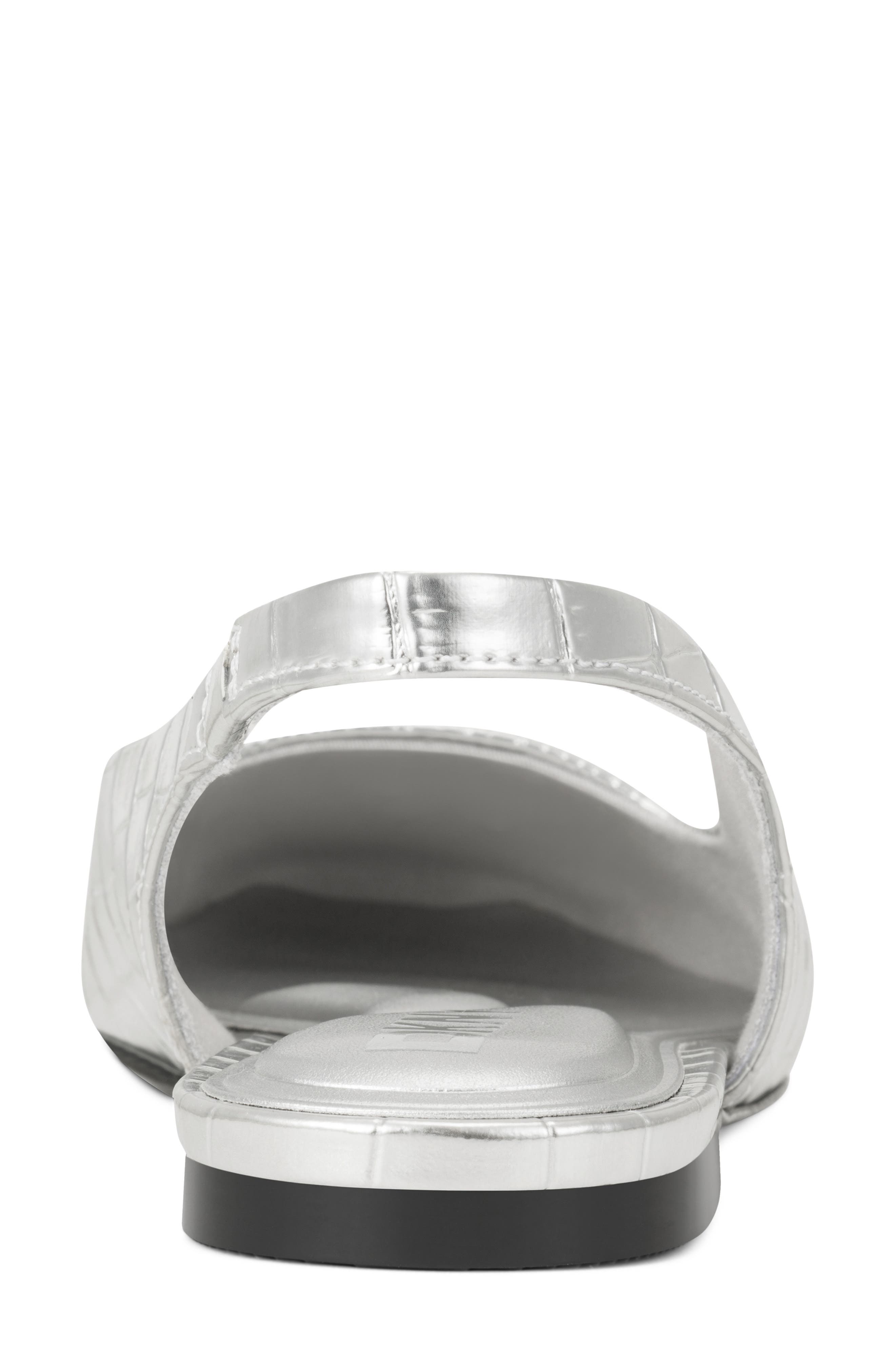 DKNY Darrow Slingback Flat, Alternate, color, Silver