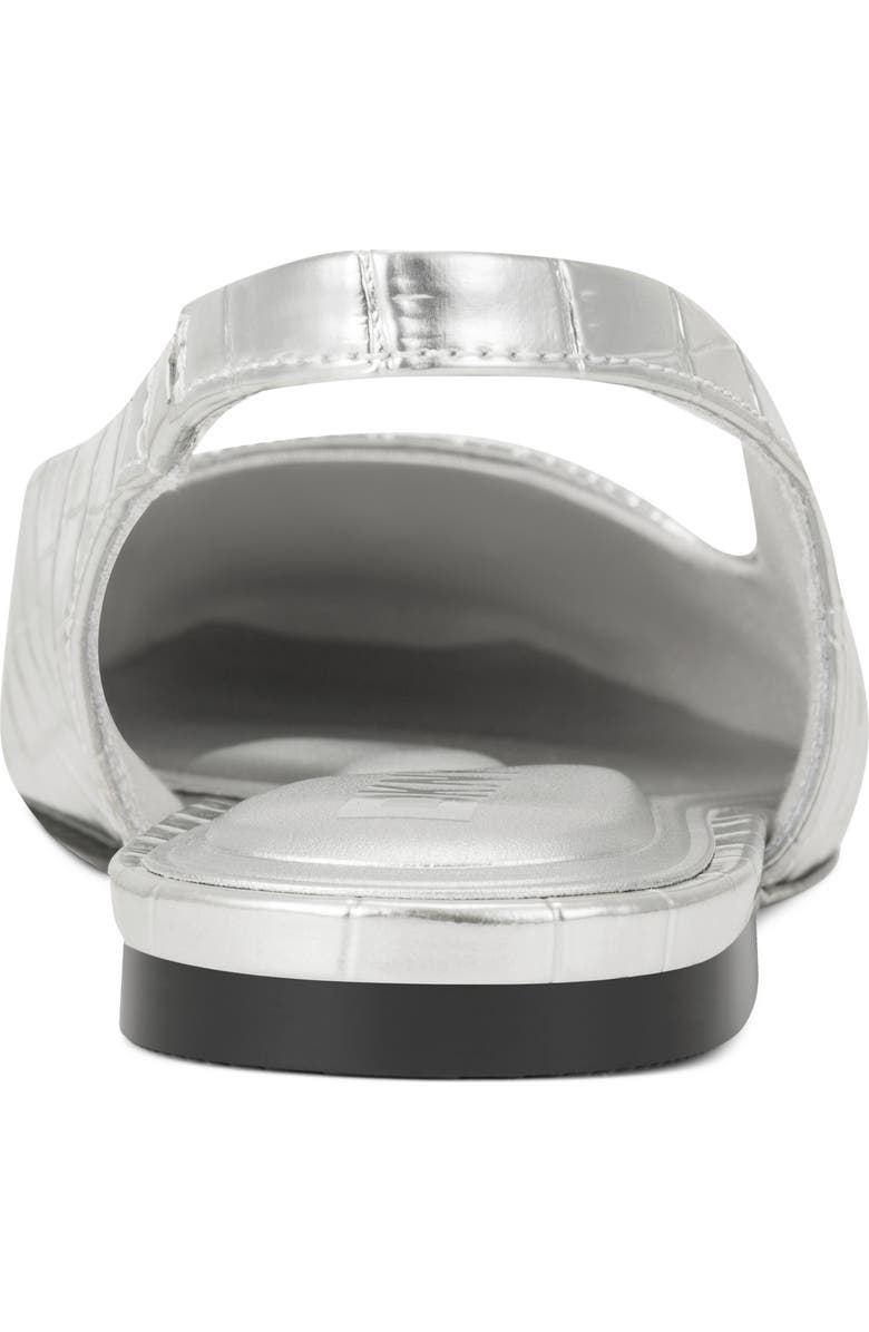 DKNY Darrow Slingback Flat, Alternate, color, Silver