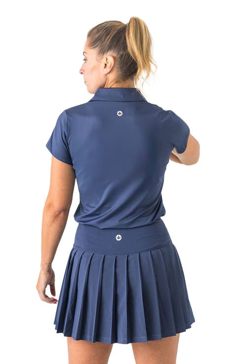2 in 1 Pleated Skirt