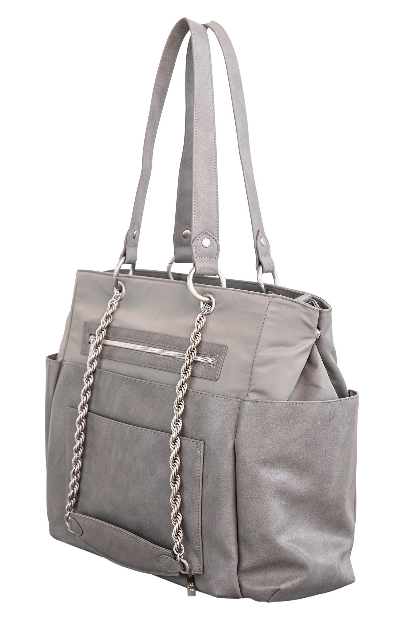 Béis The Diaper Bag, Alternate, color, Grey