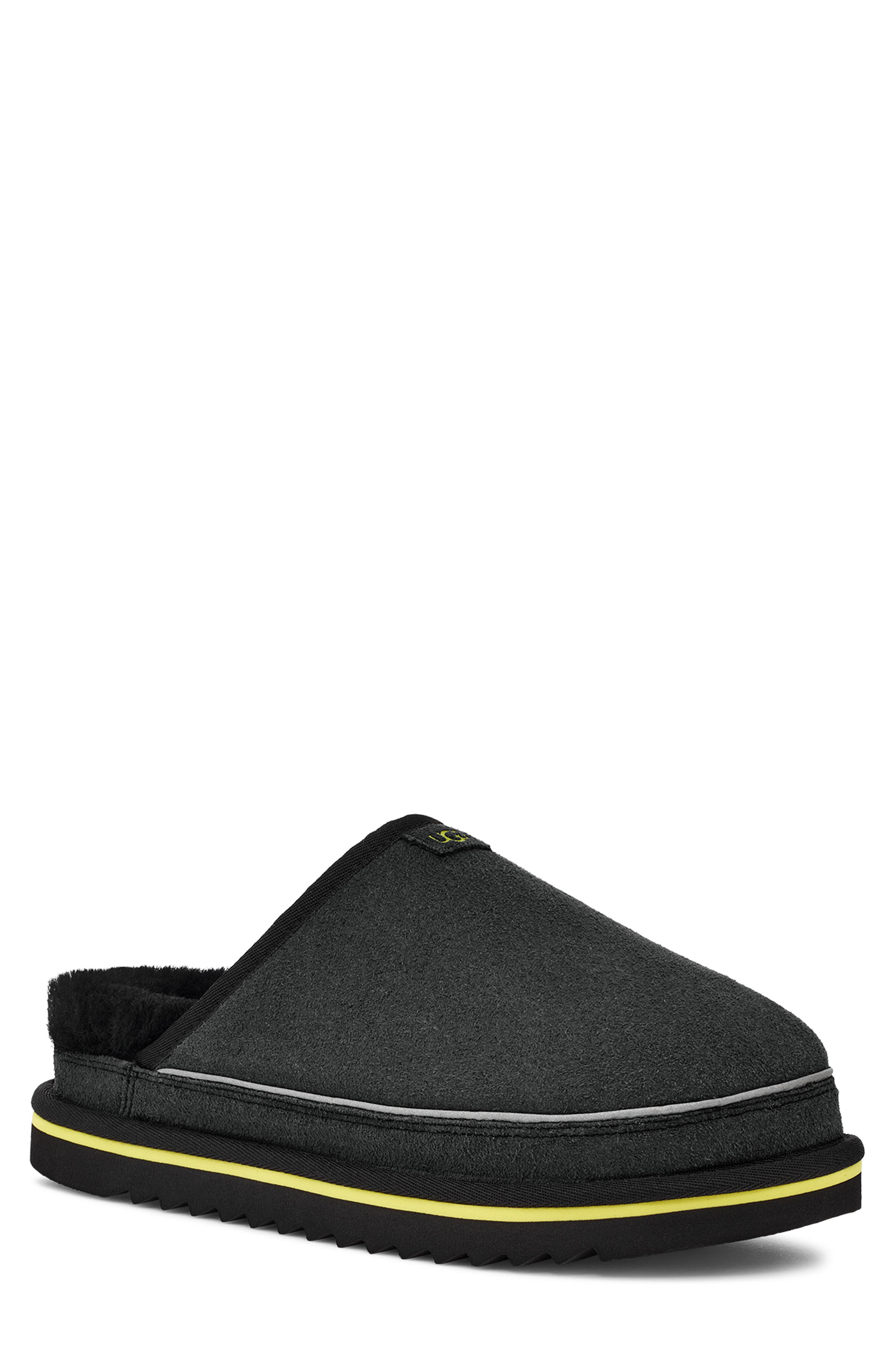 UGG<sup>®</sup> Scuff Cali Wave Genuine Shearling Lined Slipper, Main, color, 