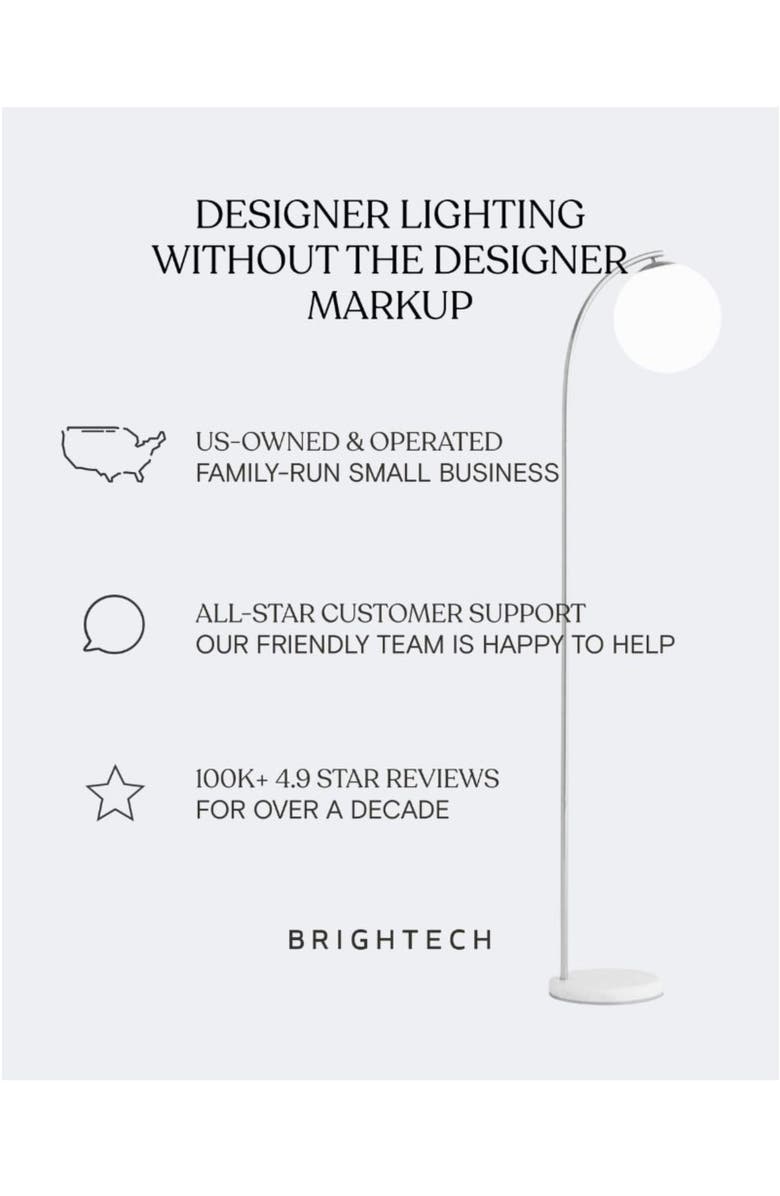 Brightech Squiggle 22" LED Table Lamp with Twisting Base and Ivory Empire Shade, Alternate, color, Antique Brass