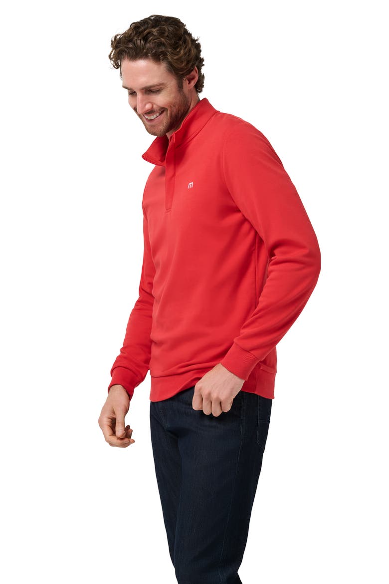 Cloud 2.0 Quarter Zip Pullover, Alternate, color, POMPEIAN RED