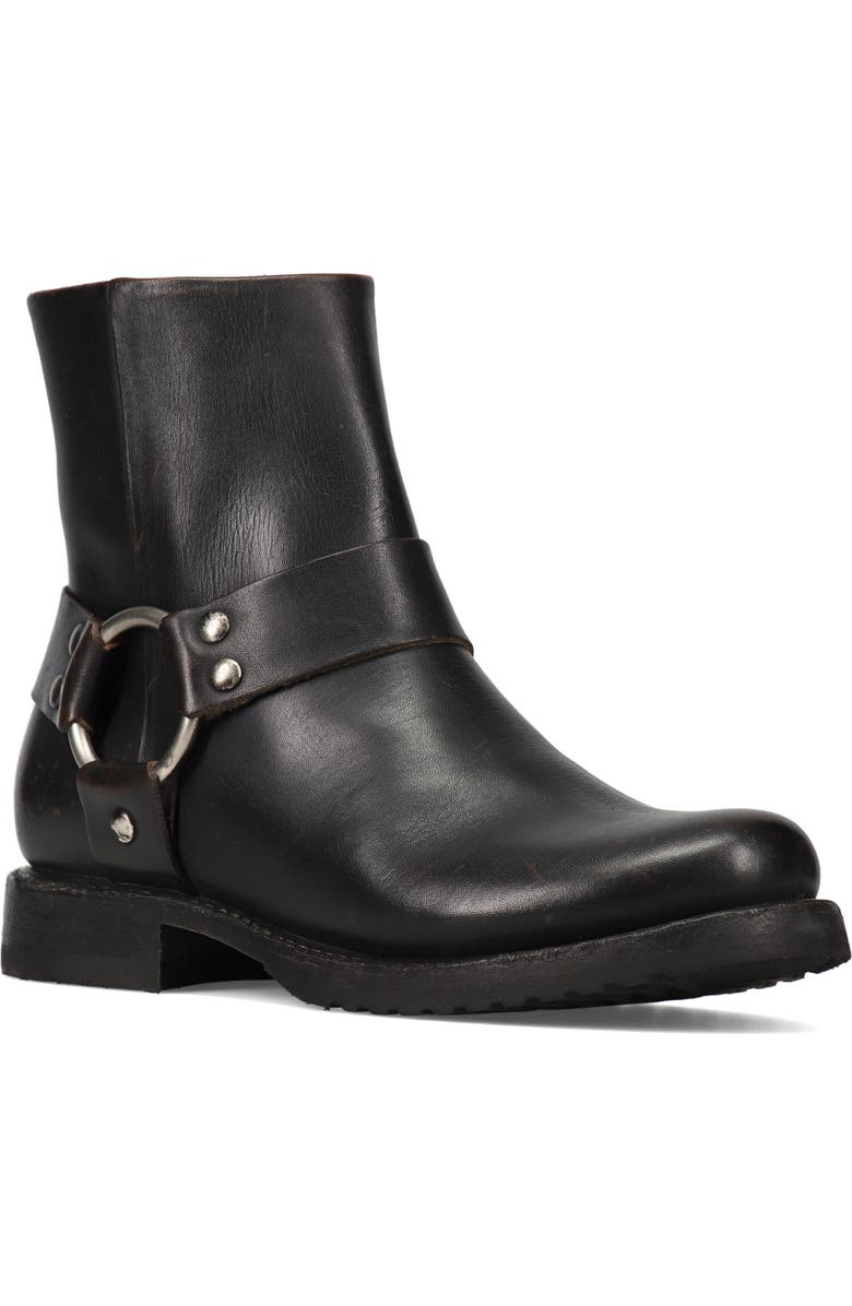 Frye Veronica Flex Harness Bootie, Main, color, Antique Old Black