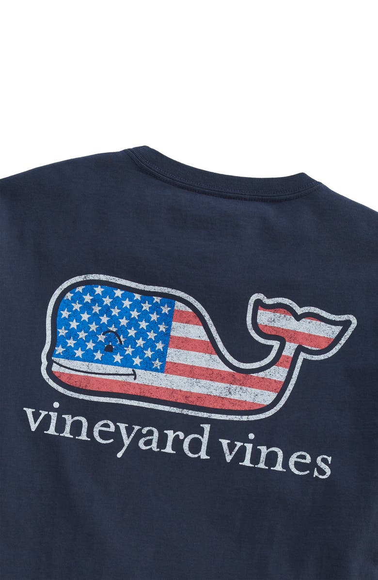 vineyard vines Whale Flag Cotton Graphic T-Shirt, Alternate, color, 