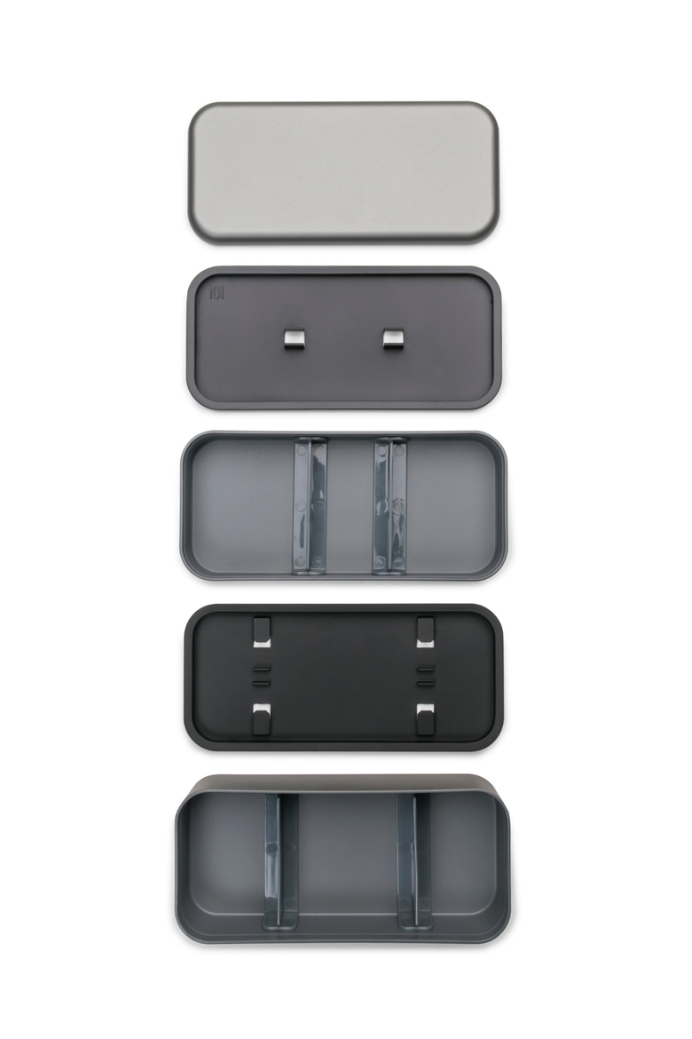 BentoStack Charge - Tech Accessory Organizer and 3-Way Charger, Alternate, color, Grey