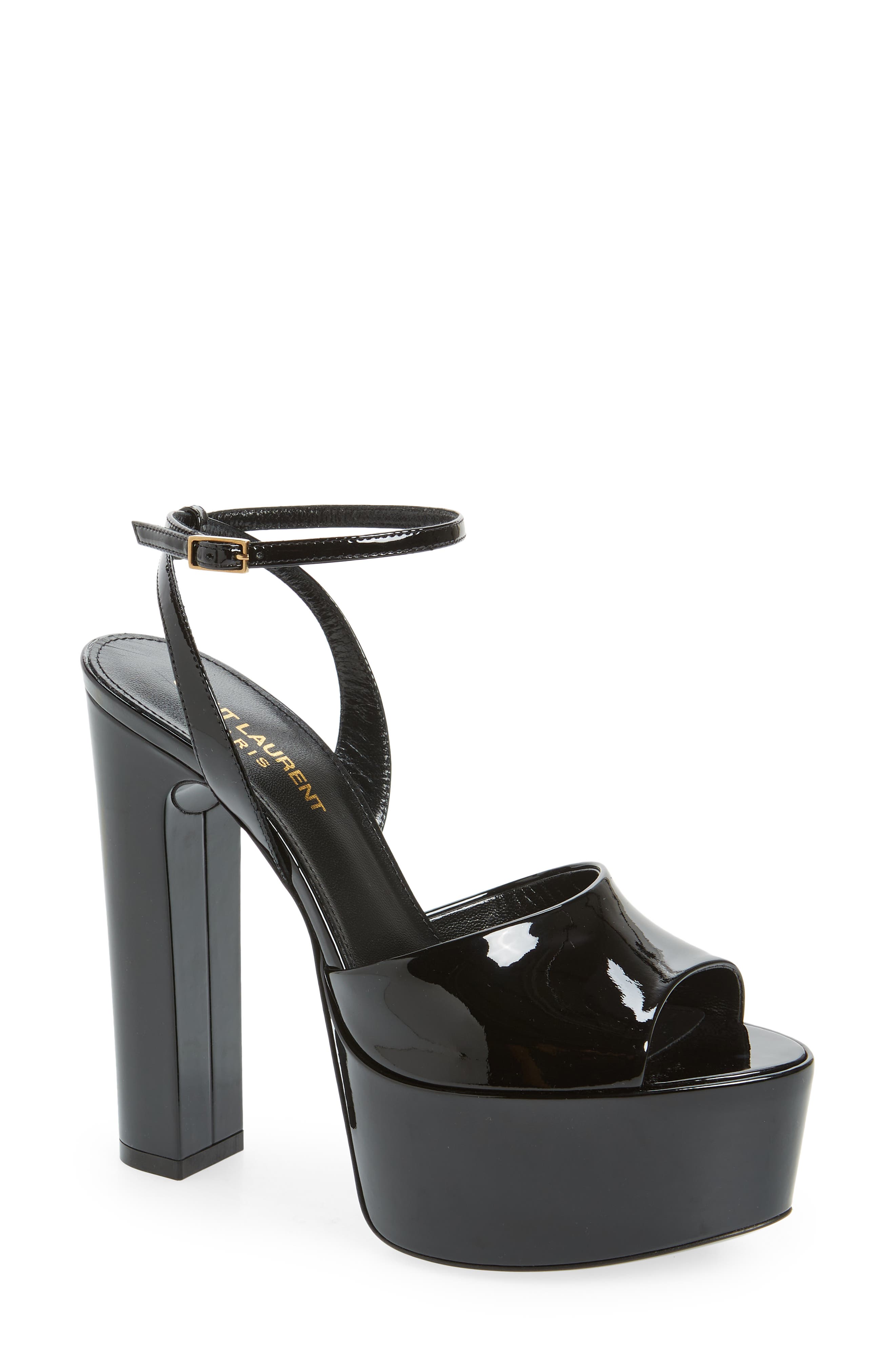 Saint Laurent Jodie Platform Sandal, Main, color, 
