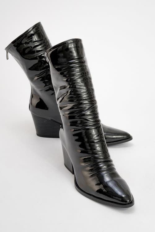 Prologue Shoes Laval Back-zip Block Heel Boot In Multi