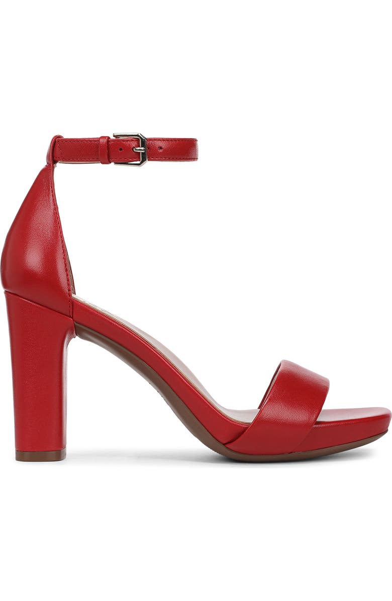 Naturalizer Joy Ankle Strap Sandal, Alternate, color, Red