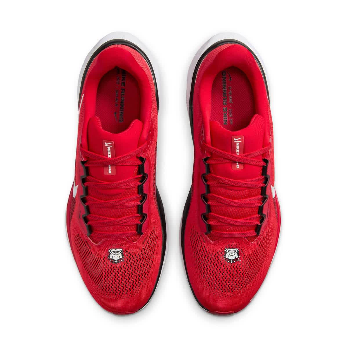 Nike Unisex Nike Red Georgia Bulldogs Zoom Pegasus 41 Running Shoes, Alternate, color, 