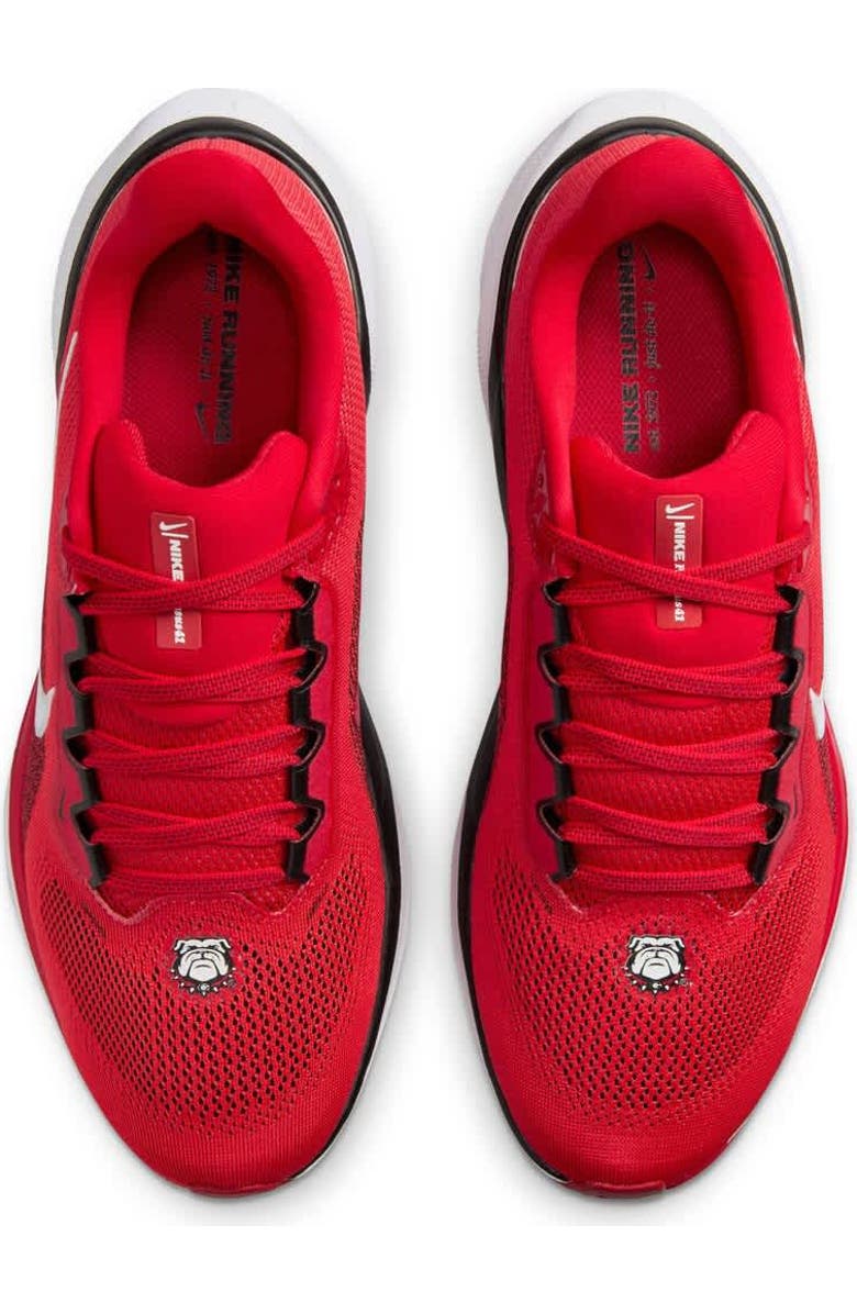 Nike Unisex Nike Red Georgia Bulldogs Zoom Pegasus 41 Running Shoes, Alternate, color,