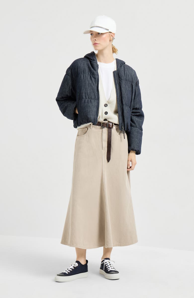 Brunello Cucinelli Cashmere cardigan, Alternate, color, Panama