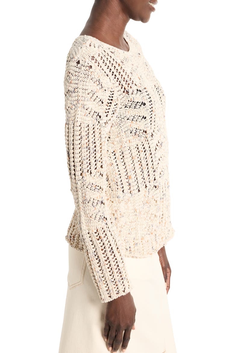 Open Stitch Sweater, Alternate, color, NEUTRAL MULTI
