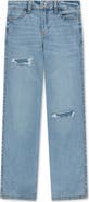 abercrombie kids Kids' Ripped Wide Leg Jeans