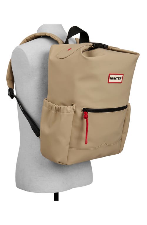 Hunter Top Clip Backpack In Sand