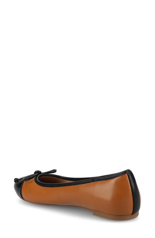 Journee Collection Kaiah Ballet Flat In Tan
