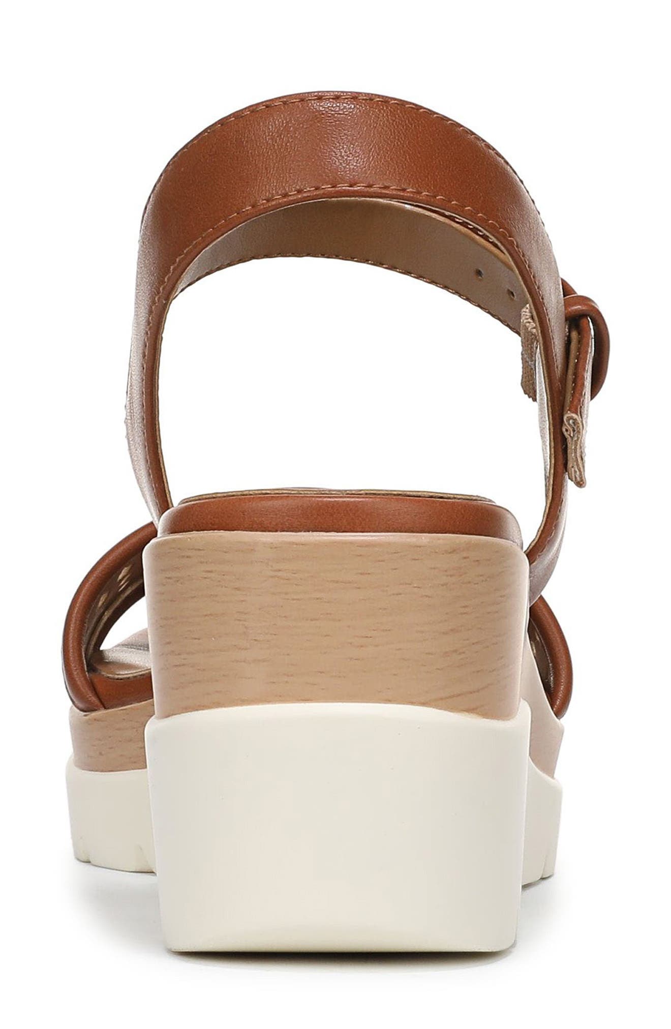 SOUL NATURALIZER Graciela Wedge Sandal, Alternate, color, Walnut