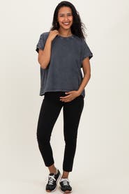 PinkBlush Mineral Wash Boxy Fit T-Shirt