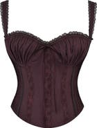 HOUSE OF CB Gini Cotton Blend Corset Top
