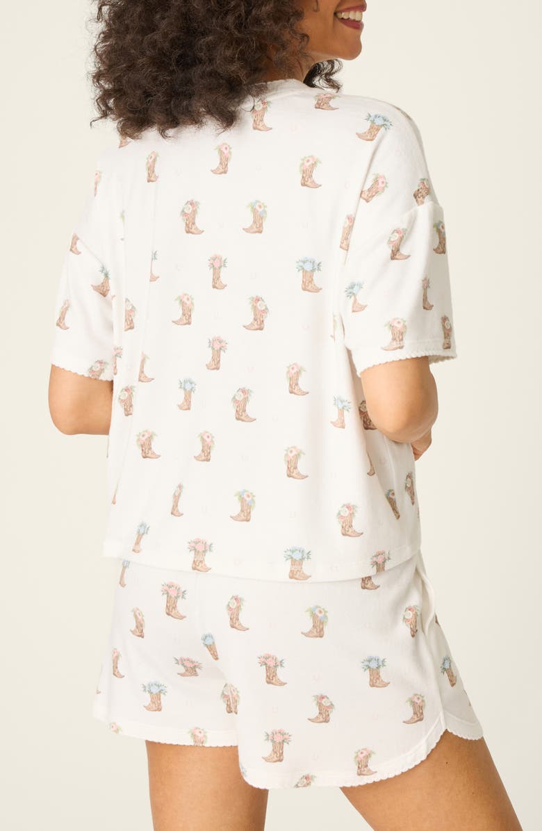 PJ Salvage Western Bloom T-Shirt, Alternate, color, Ivory