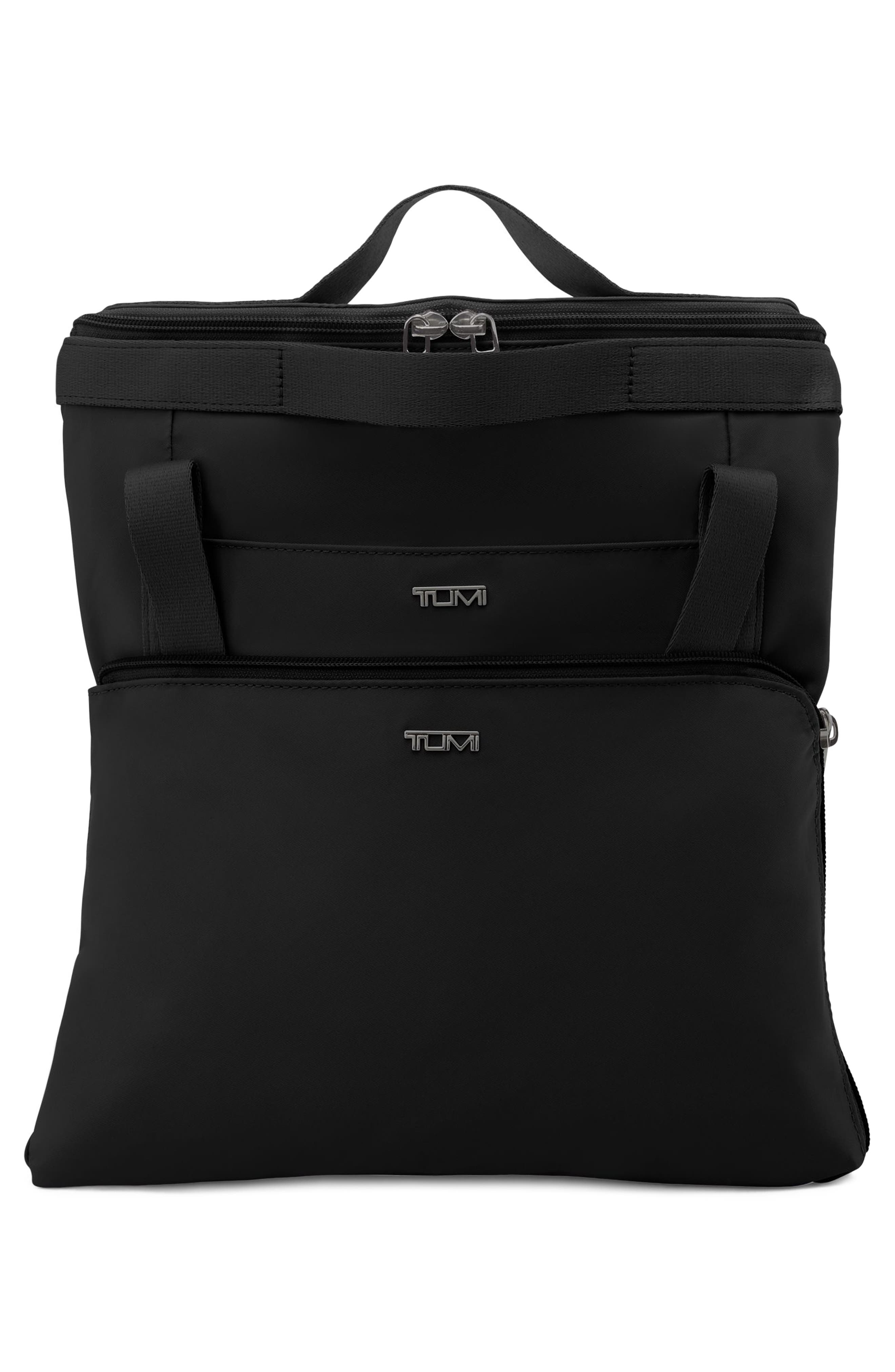 TUMI Voyageur Just in Case Nylon Duffle Bag, Alternate, color, Black/ Gunmetal