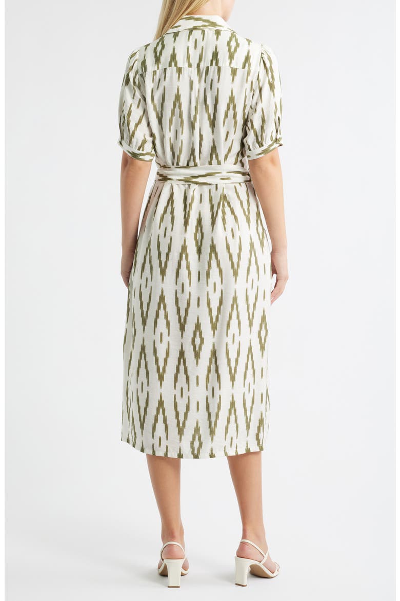 Tie Waist Shirtdress, Alternate, color, CAPULET OLIVE