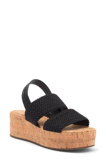 NORDSTROM RACK NORDSTROM RACK CASSIE PLATFORM WEDGE SLINGBACK SANDAL 