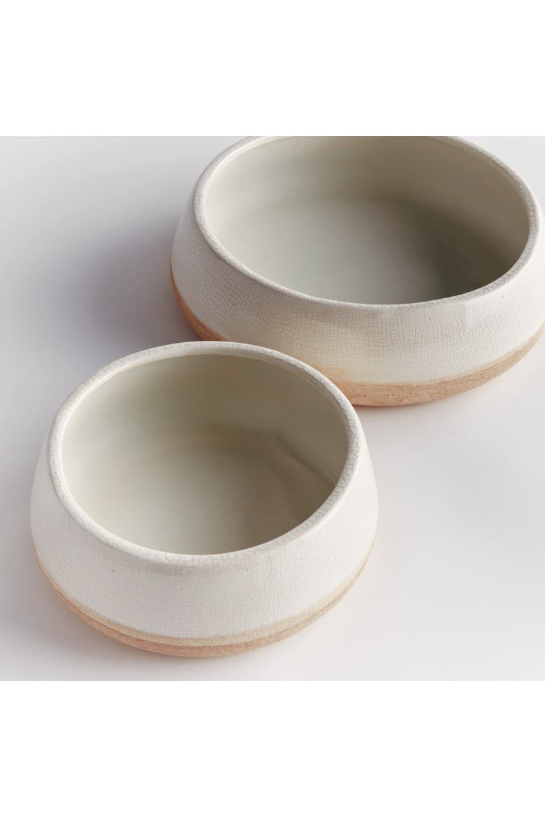 Leona Decorative Bowls Set of 2, Alternate, color, White