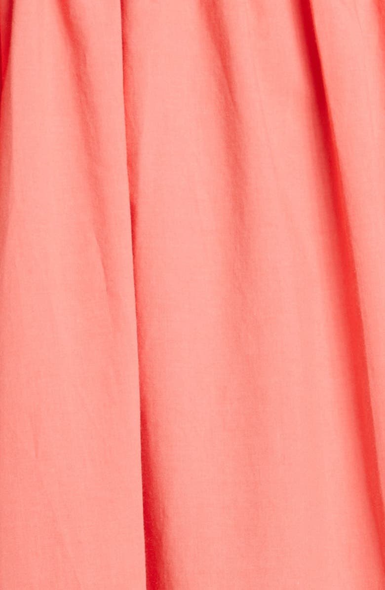 Rails Yvette Cutout Organic Cotton Blend Midi Dress, Alternate, color, Spiced Coral