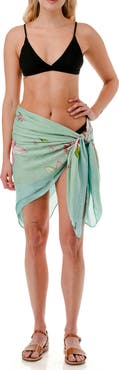 Nicole Miller Floral Print Sarong