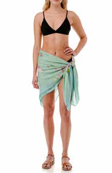 Nicole Miller Floral Print Sarong