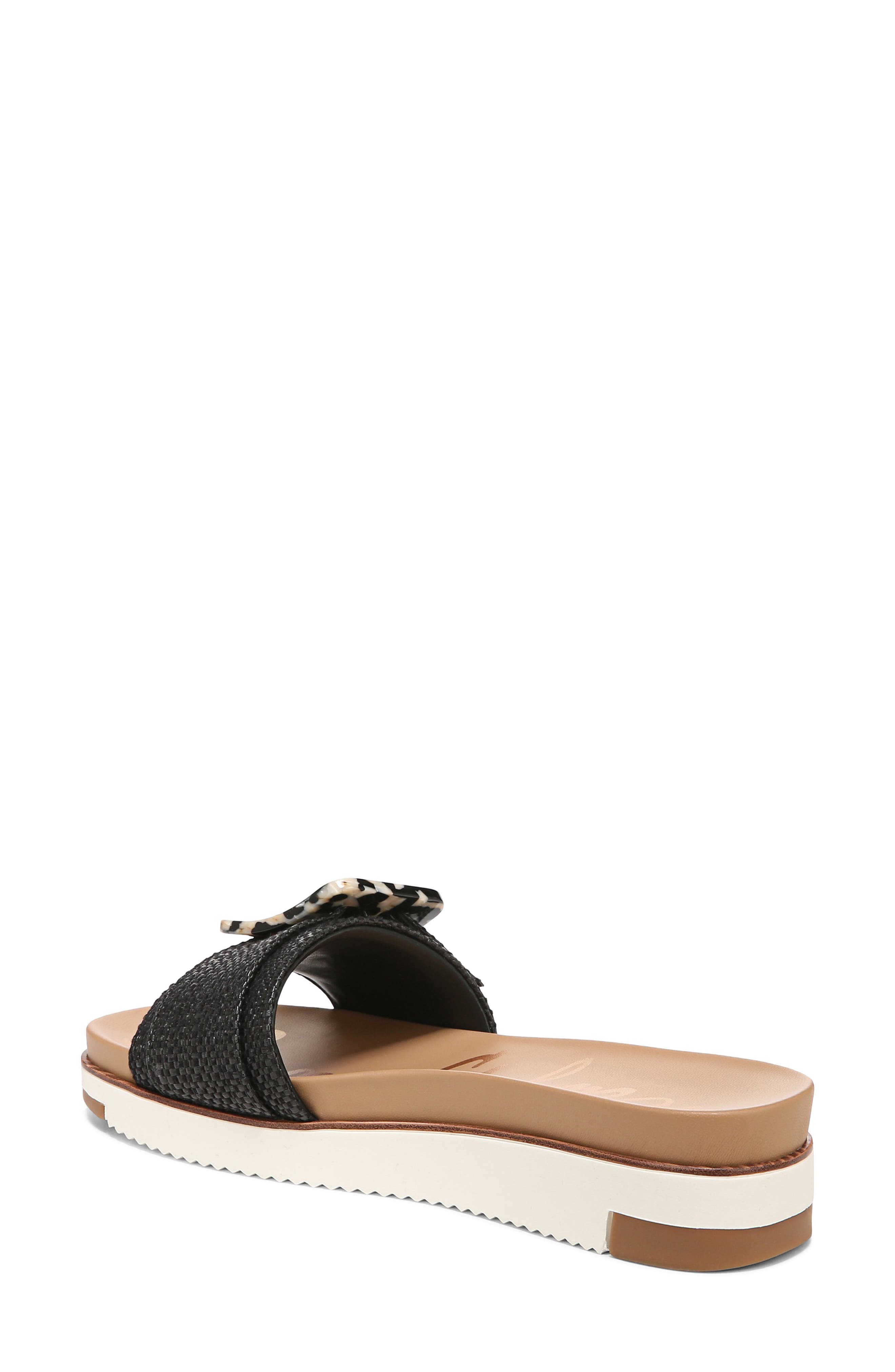 Sam Edelman Ariane Platform Slide Sandal, Alternate, color, Black