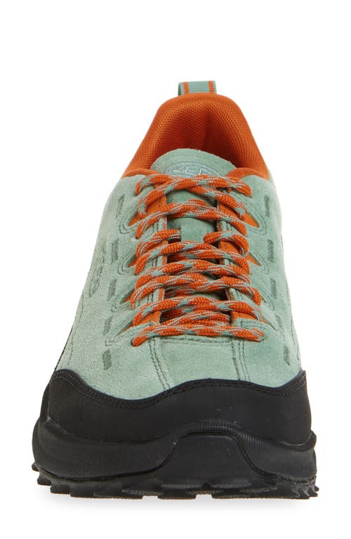 Keen Jasper Zionic Hiking Sneaker In Granite Green/gold Flame