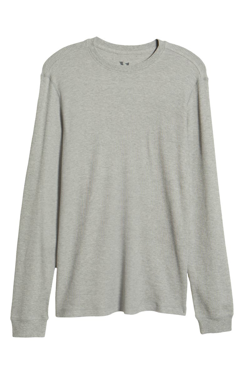 Vuori Waffle Crew T-Shirt, Alternate, color, Light Heather Grey
