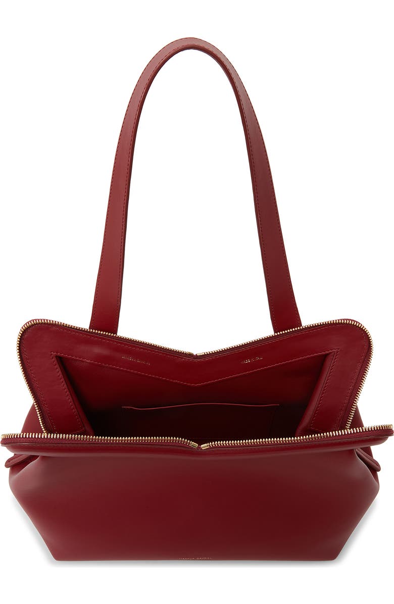Mansur Gavriel M Frame Shoulder Bag, Alternate, color, Cherry