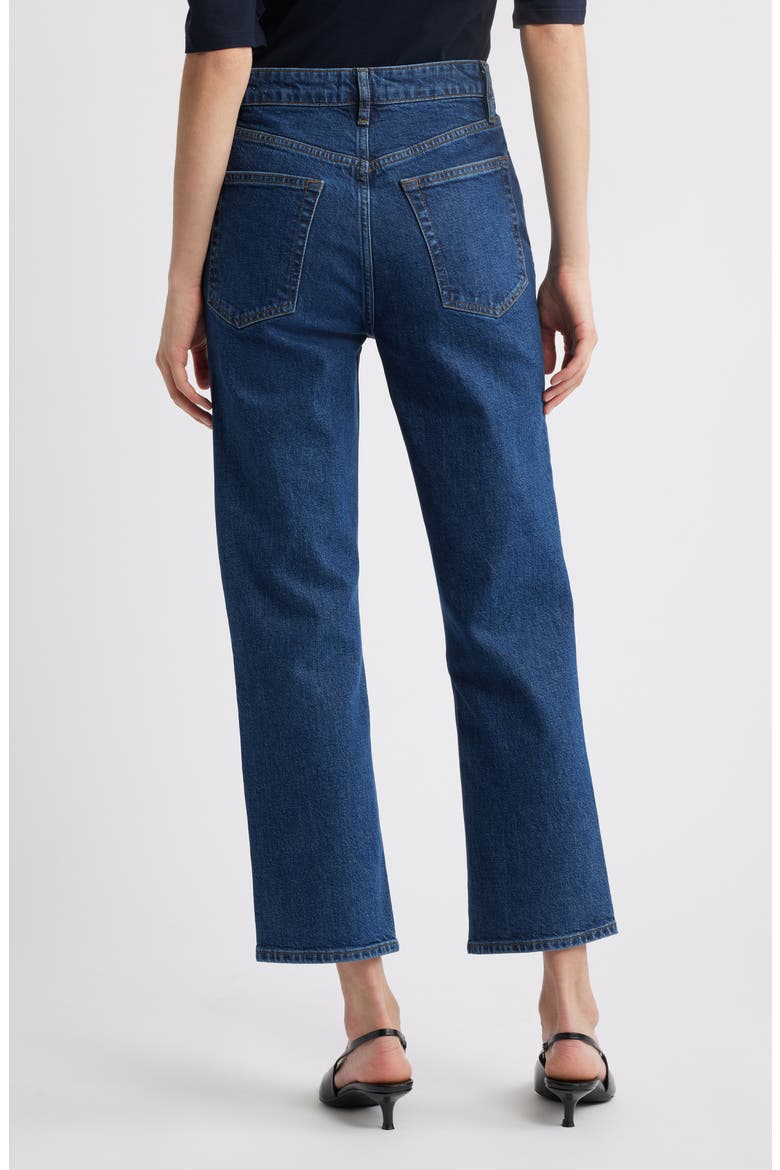 The Ruler High Waist Ankle Straight Leg Jeans, Alternate, color, WRITTEN