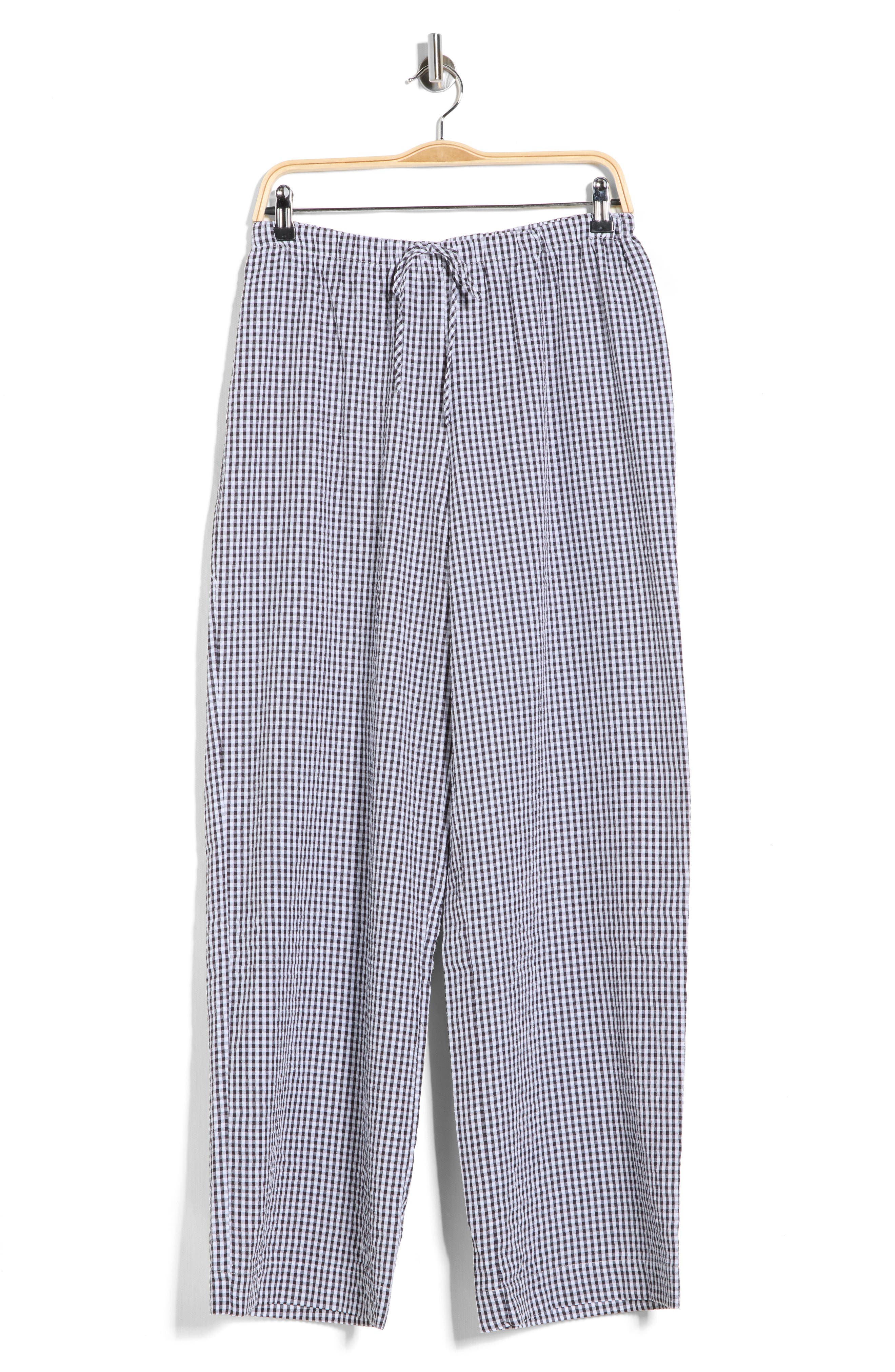 WAYF Seersucker Drawstring Pants