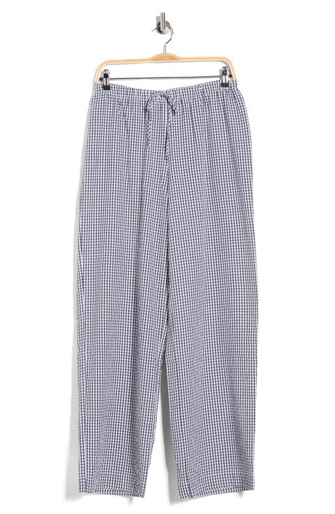 Seersucker Drawstring Pants