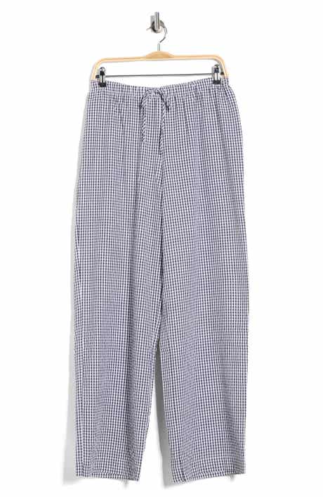 WAYF Seersucker Drawstring Pants