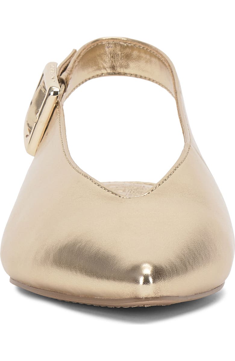Vince Camuto Valther Pointed Toe Flat, Alternate, color, Egyptian Gold