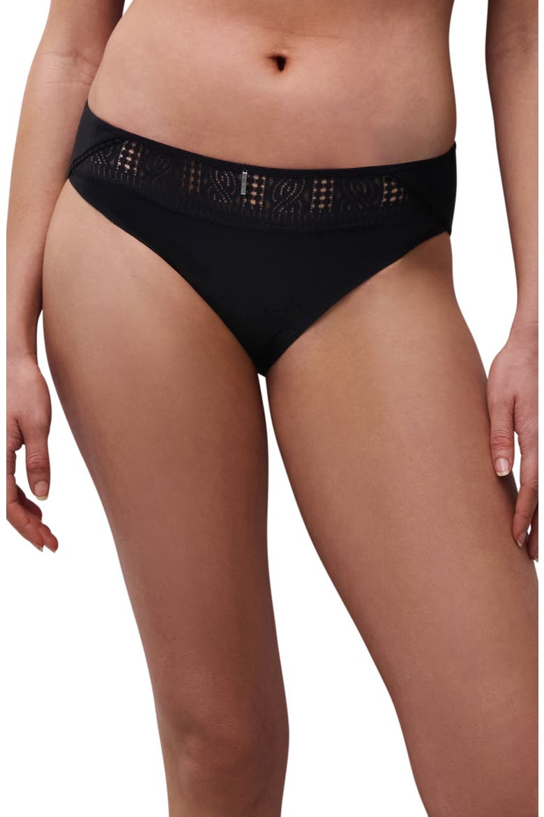 Easy Support High Waist Bikini, Main, color, BLACK