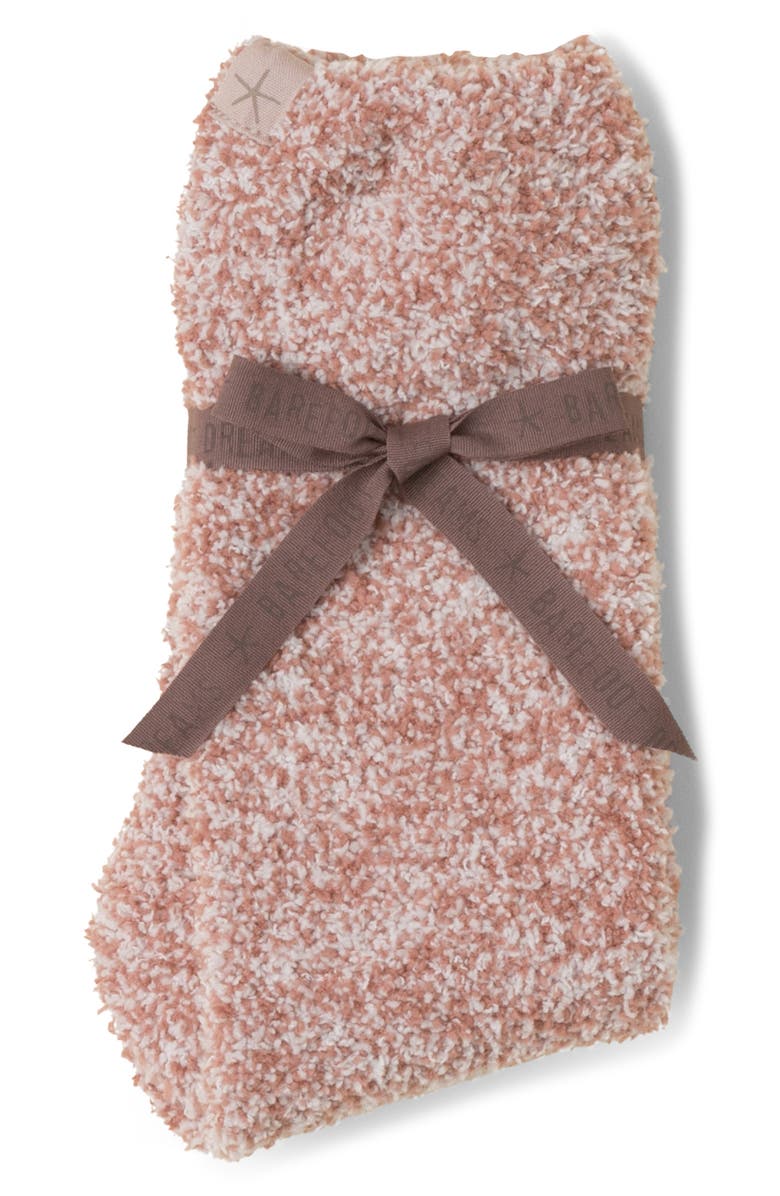 Barefoot Dreams<sup>®</sup> CozyChic<sup>™</sup> Heathered Socks, Alternate, color, Terra/ White