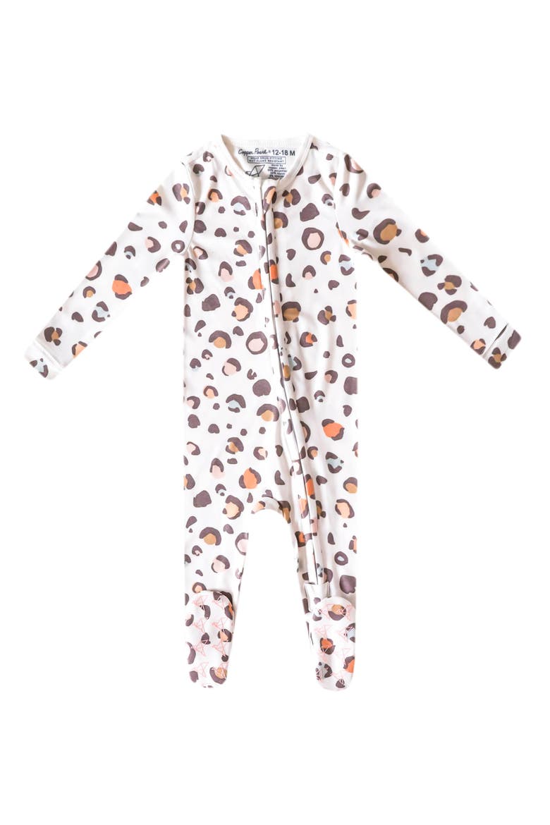 Zip-Up Footie Pajamas, Main, color, MILLIE