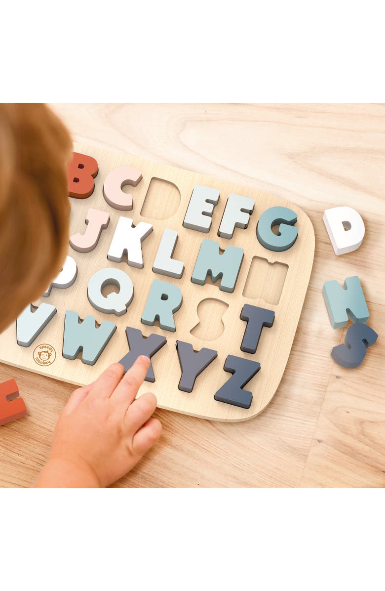 Moulin Roty Alphabet Puzzle, Alternate, color, Multi