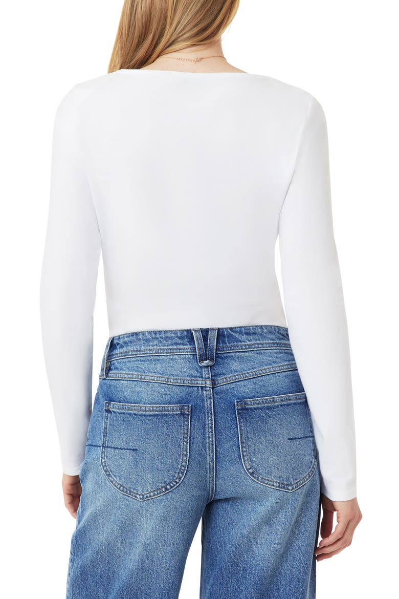 Boat Neck Knit Top, Alternate, color, BRIGHT WHITE