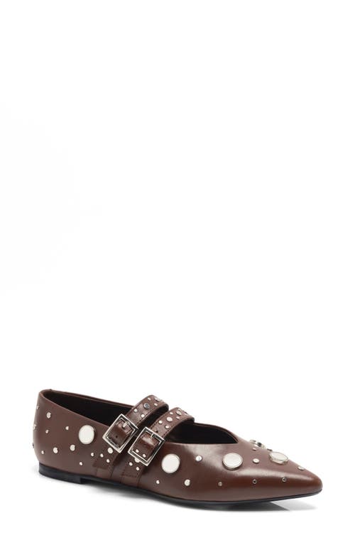 Free People Hall Of Mirrors Pointed Toe Flat In Animal Print